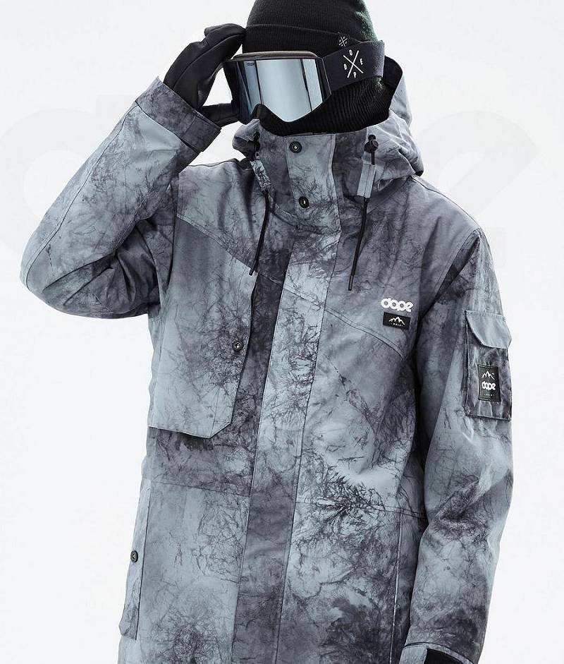 Blue Men's Dope Adept Snowboard Jackets | India_D1858