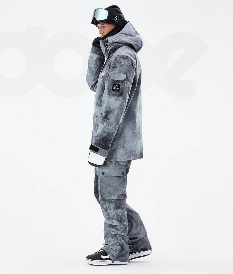 Blue Men's Dope Adept Snowboard Jackets | India_D1858