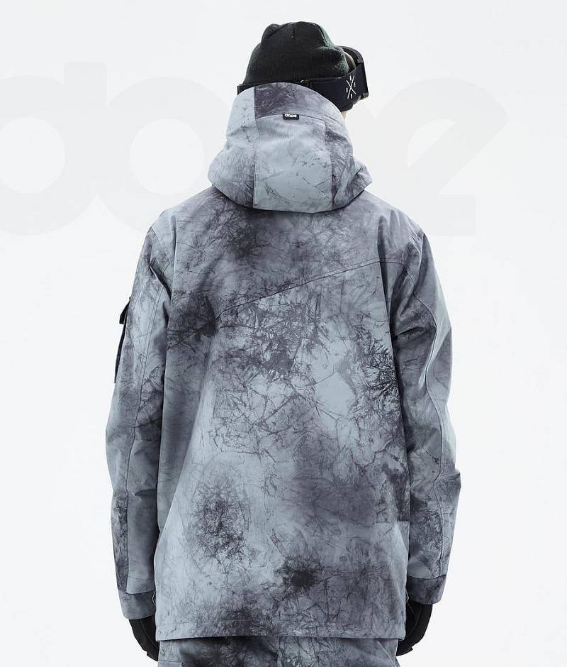 Blue Men's Dope Adept Snowboard Jackets | India_D1858