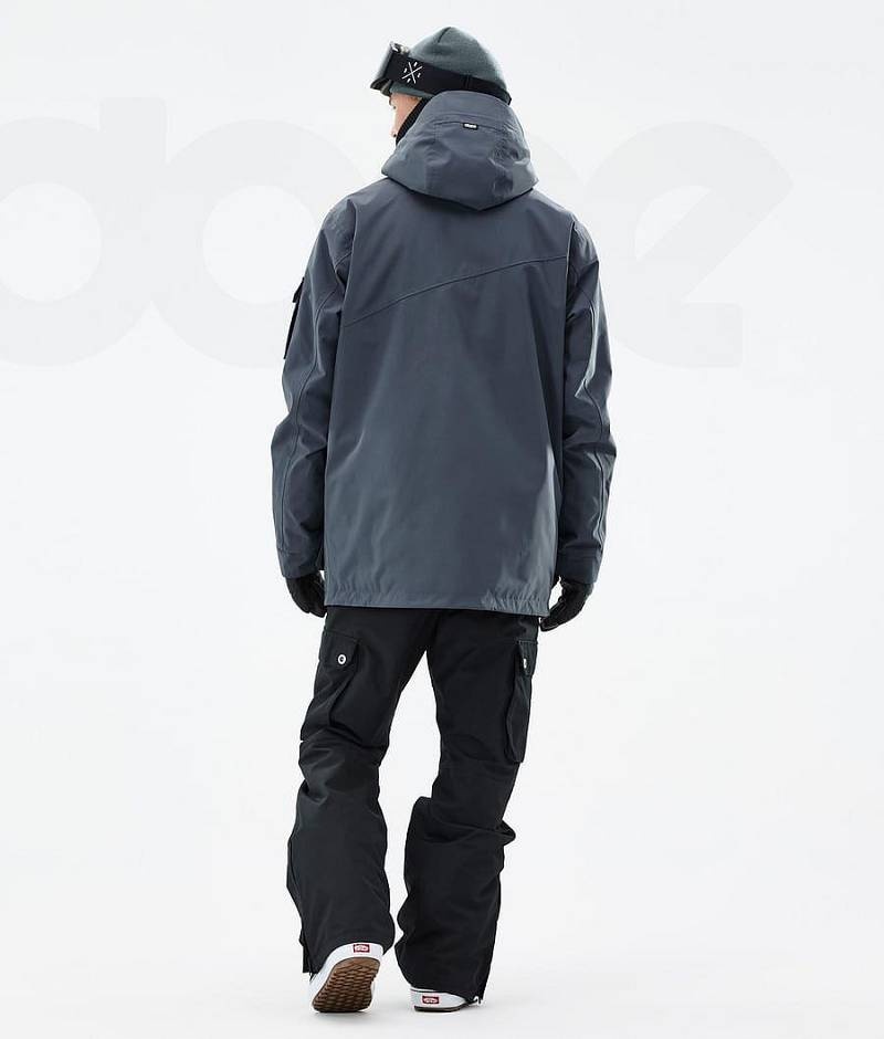 Blue Men's Dope Adept Snowboard Jackets | India_D1384