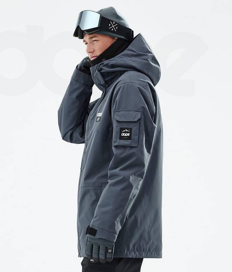 Blue Men's Dope Adept Snowboard Jackets | India_D1384