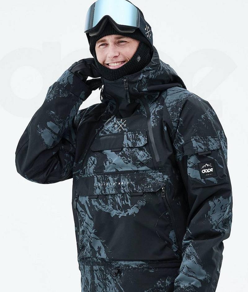 Blue Men's Dope Akin 2021 Snowboard Jackets | India_D1127