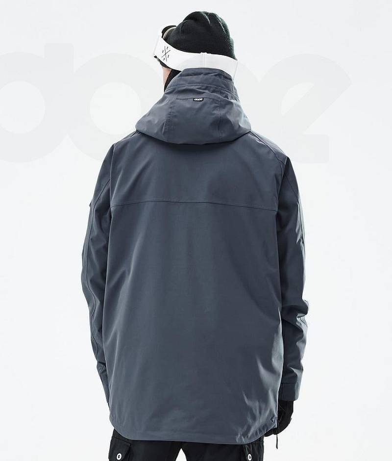 Blue Men's Dope Akin Ski Jackets | India_D1976