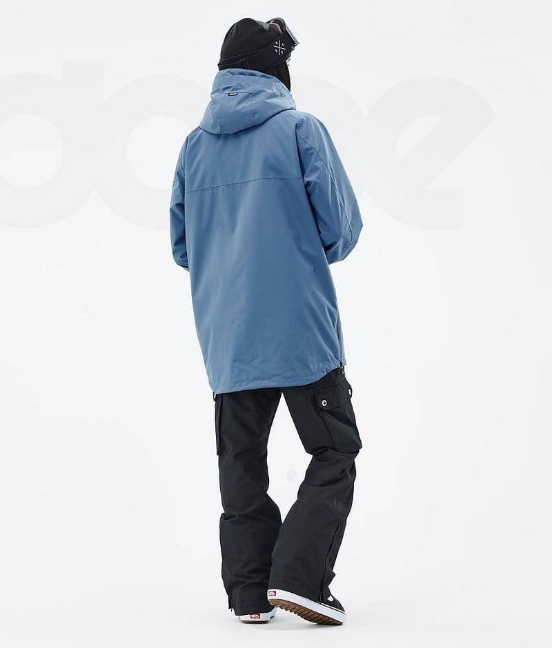 Blue Men's Dope Akin Snowboard Jackets | India_D2144