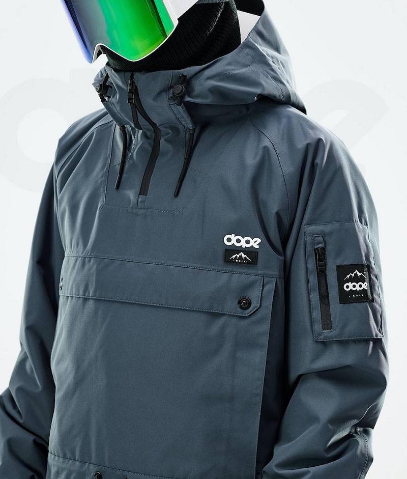 Blue Men's Dope Annok 2021 Snowboard Jackets | India_D1956