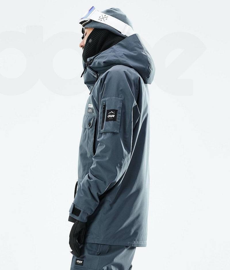 Blue Men's Dope Annok 2021 Snowboard Jackets | India_D1956