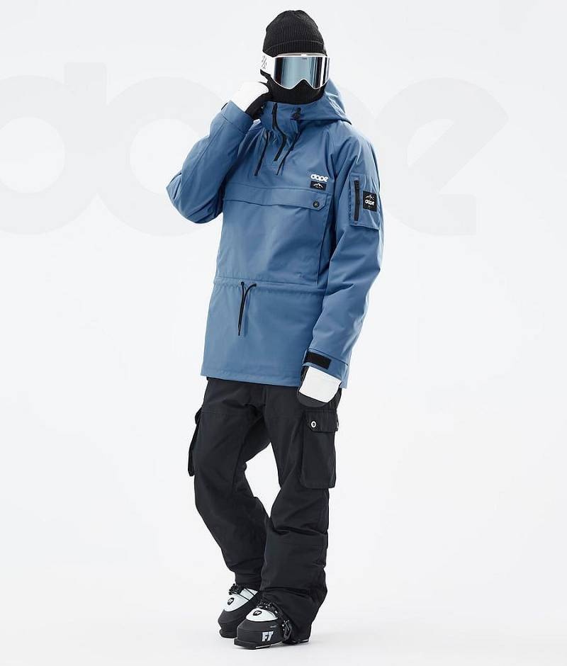 Blue Men's Dope Annok Ski Jackets | India_D2334