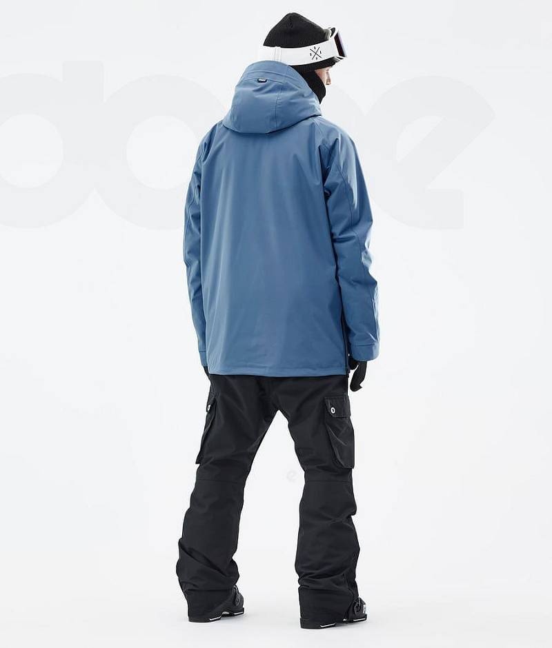 Blue Men's Dope Annok Ski Jackets | India_D2334