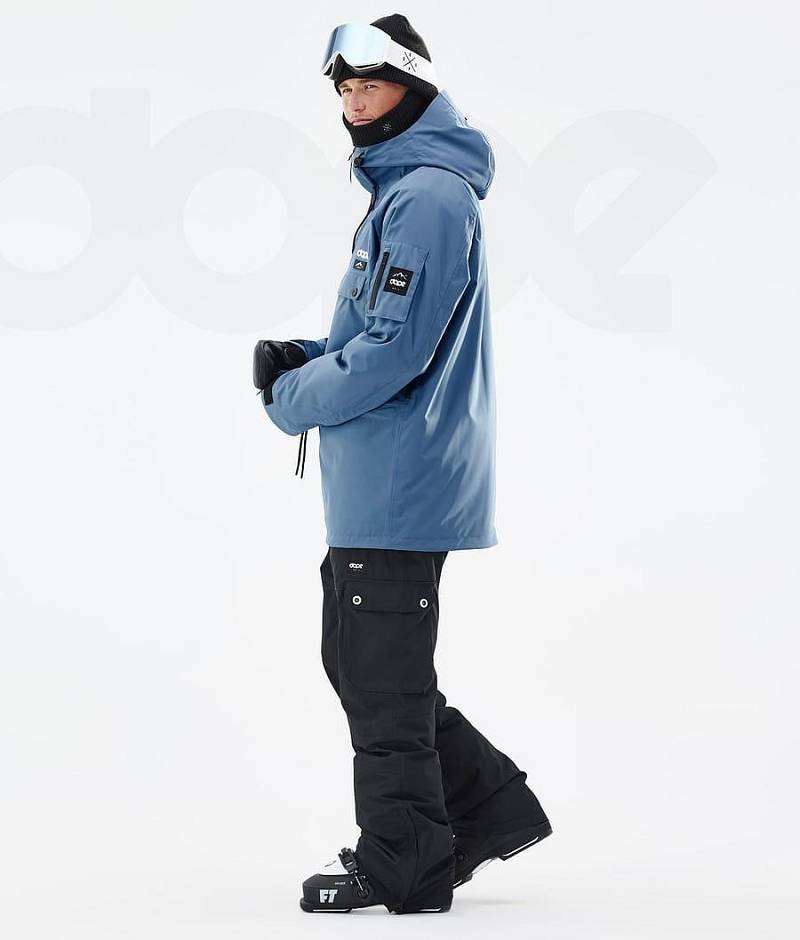 Blue Men's Dope Annok Ski Jackets | India_D2334