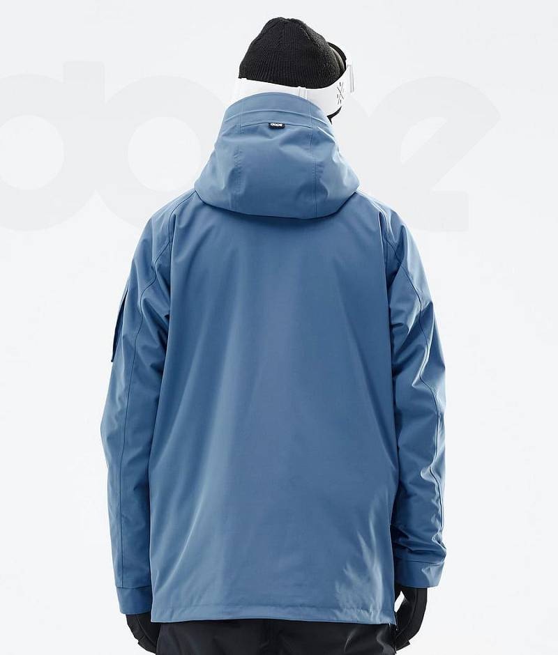 Blue Men's Dope Annok Ski Jackets | India_D2334