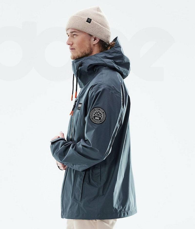 Blue Men's Dope Blizzard Light Full Zip Outdoor Jackets | India_D2008