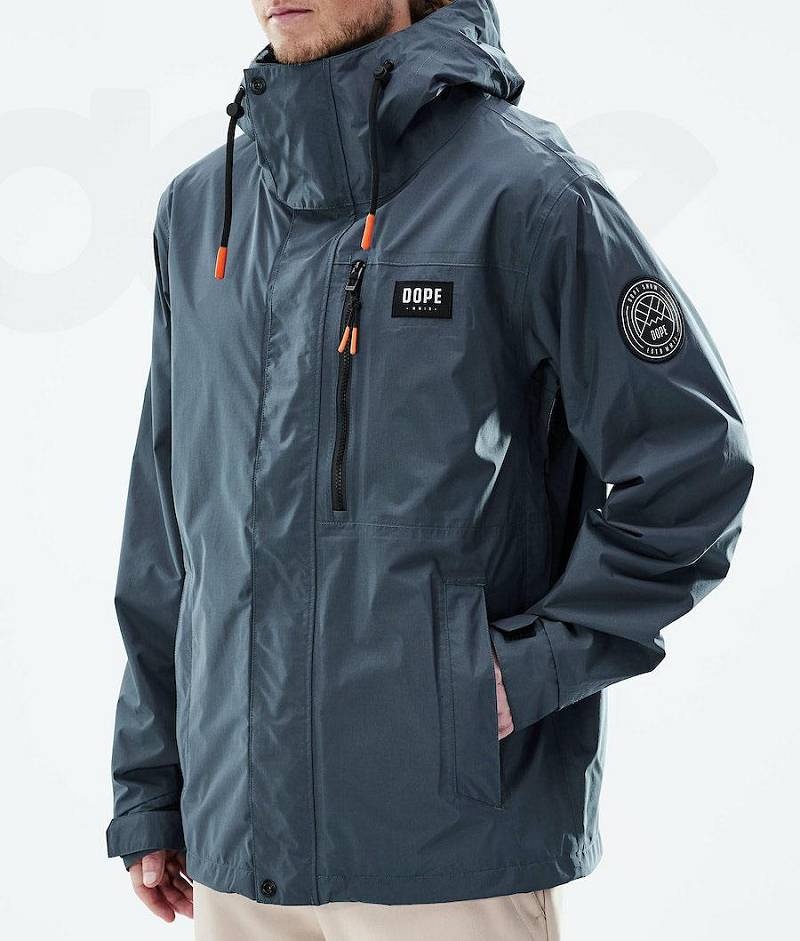 Blue Men's Dope Blizzard Light Full Zip Outdoor Jackets | India_D2008