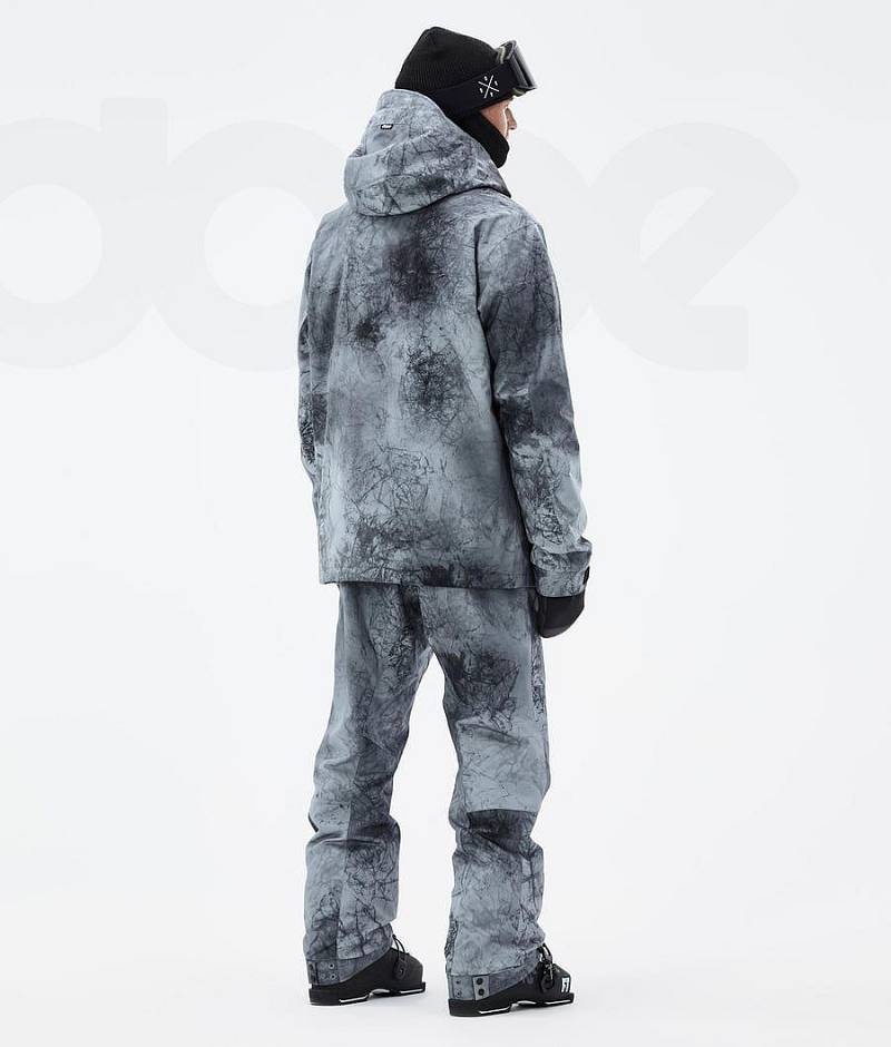 Blue Men's Dope Blizzard Ski Jackets | India_D1213