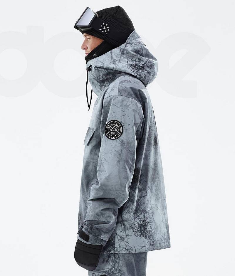 Blue Men's Dope Blizzard Ski Jackets | India_D1213