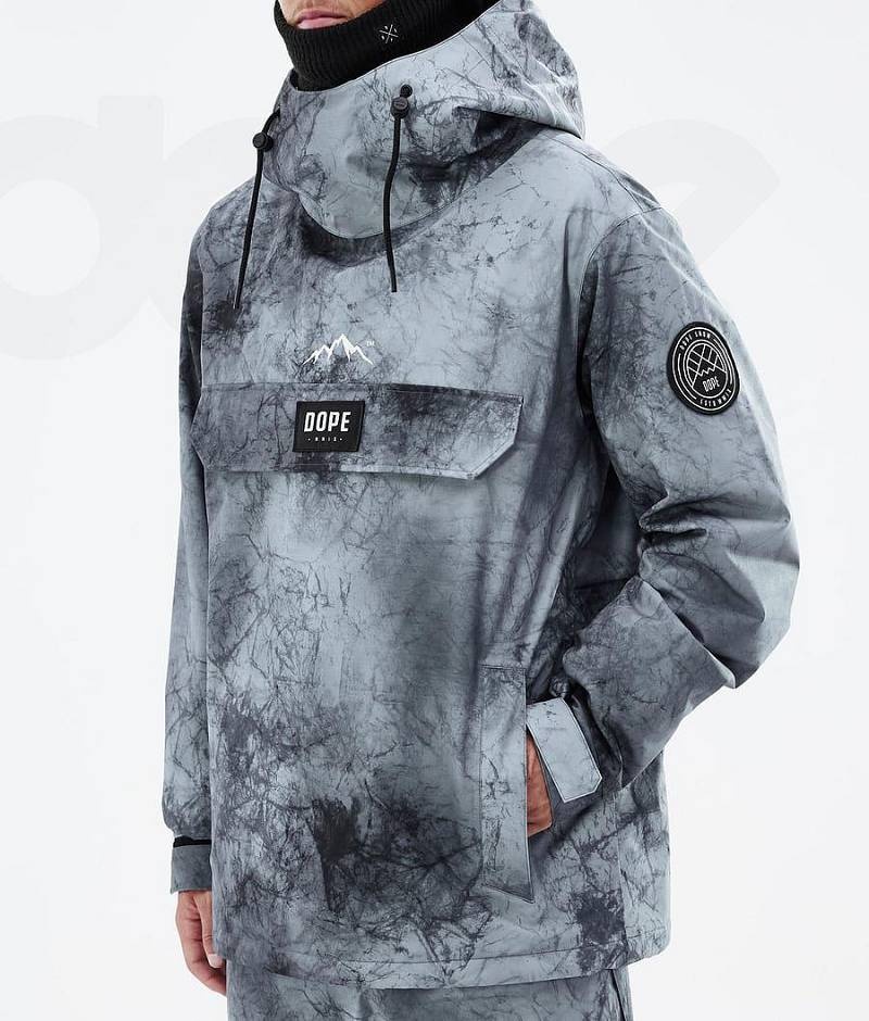 Blue Men's Dope Blizzard Ski Jackets | India_D1213