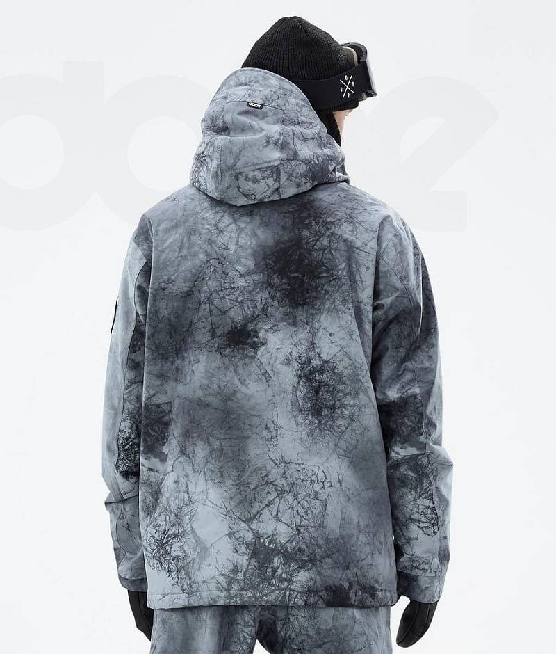 Blue Men's Dope Blizzard Ski Jackets | India_D1213