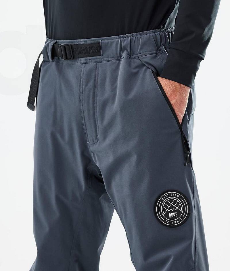 Blue Men's Dope Blizzard Ski Pants | India_D2135