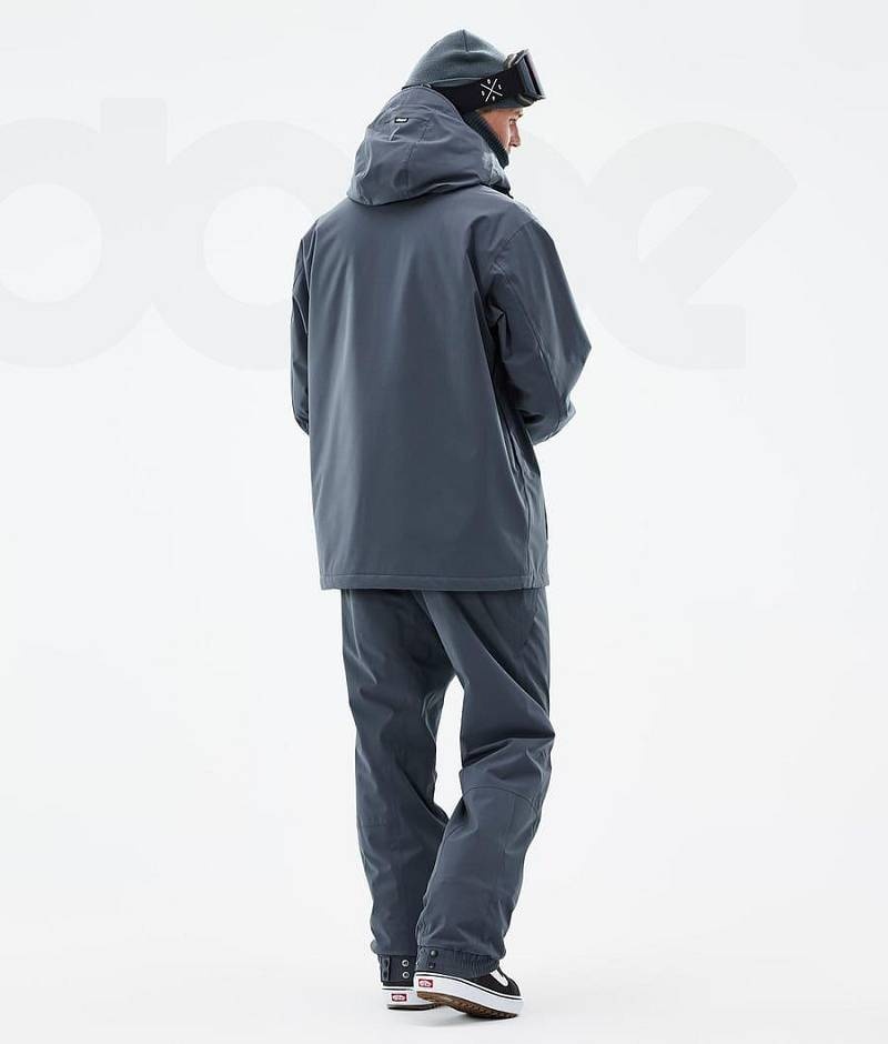 Blue Men's Dope Blizzard Snowboard Jackets | India_D1454