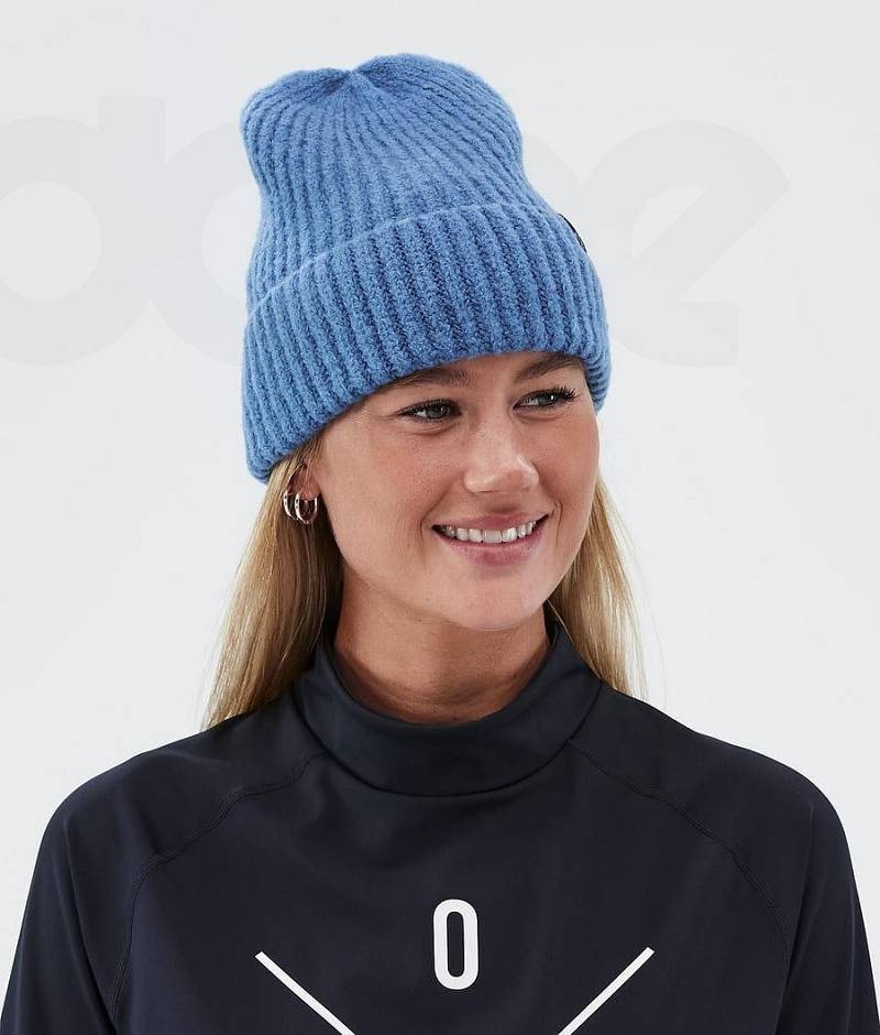 Blue Men's Dope Chunky Beanies | India_D2401