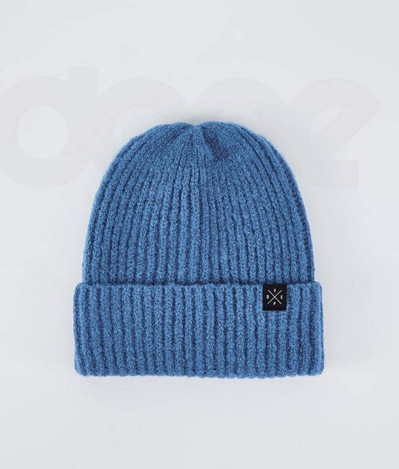 Blue Men\'s Dope Chunky Beanies | India_D2401