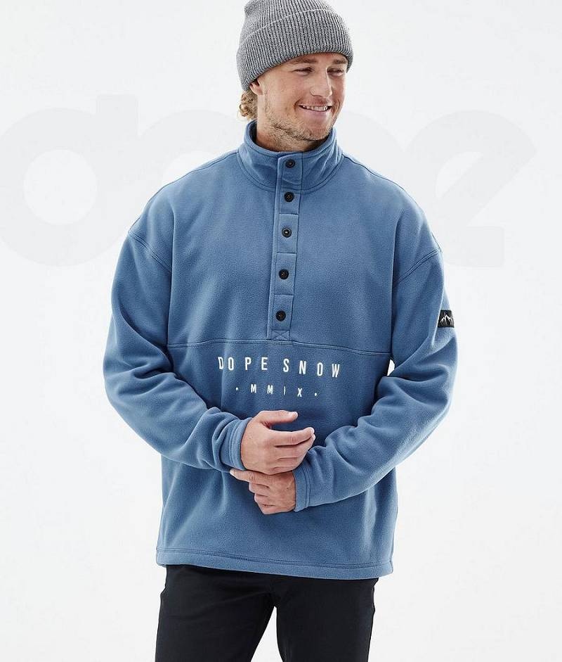 Blue Men's Dope Comfy Fleece | India_D1547