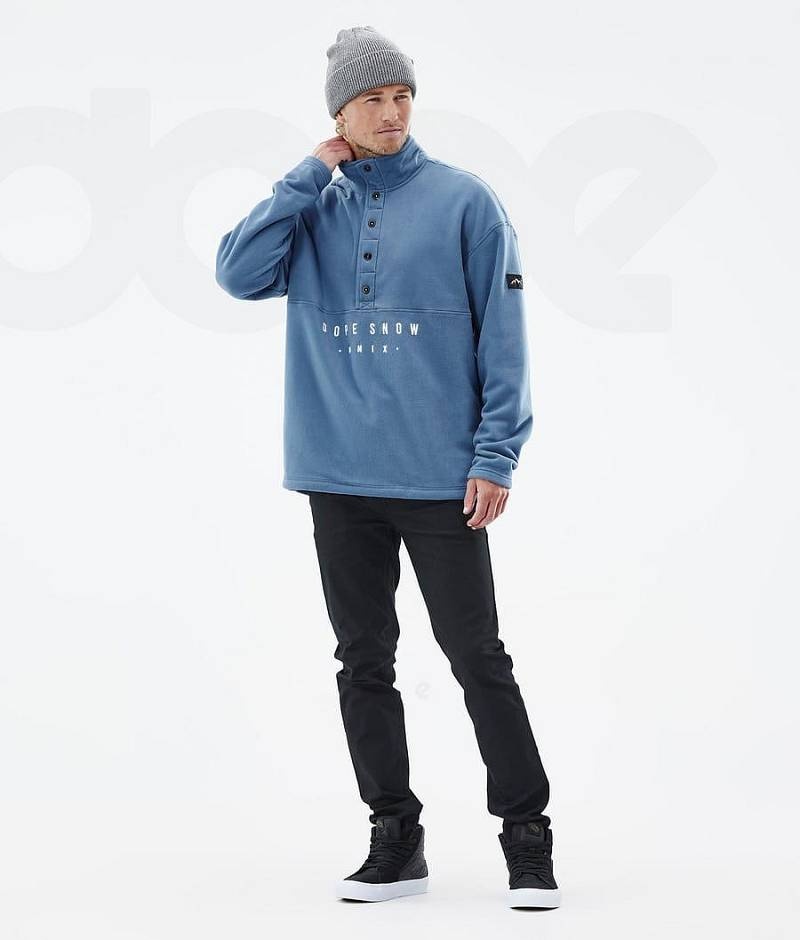 Blue Men's Dope Comfy Fleece | India_D1547