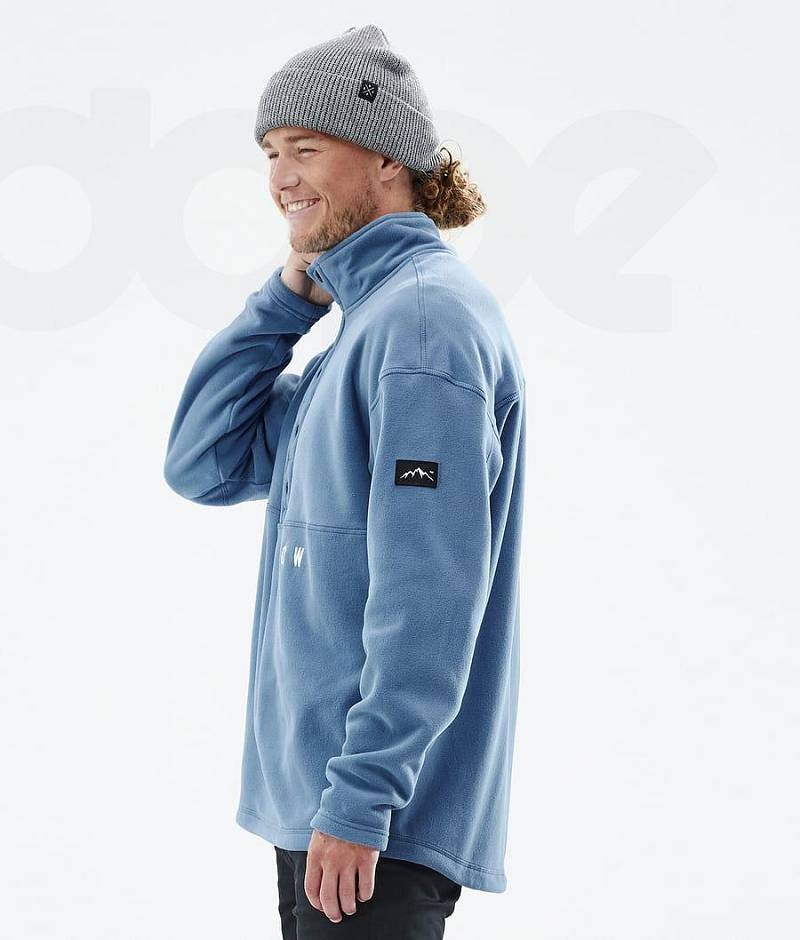 Blue Men's Dope Comfy Fleece | India_D1547