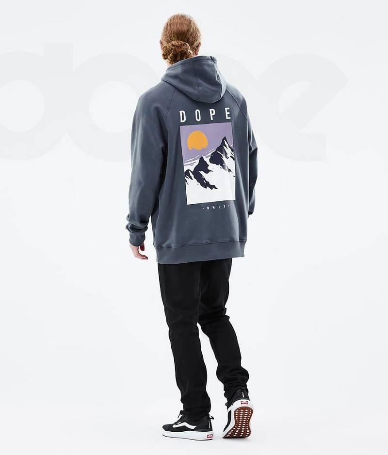 Blue Men's Dope Common Hoodies | India_D1681