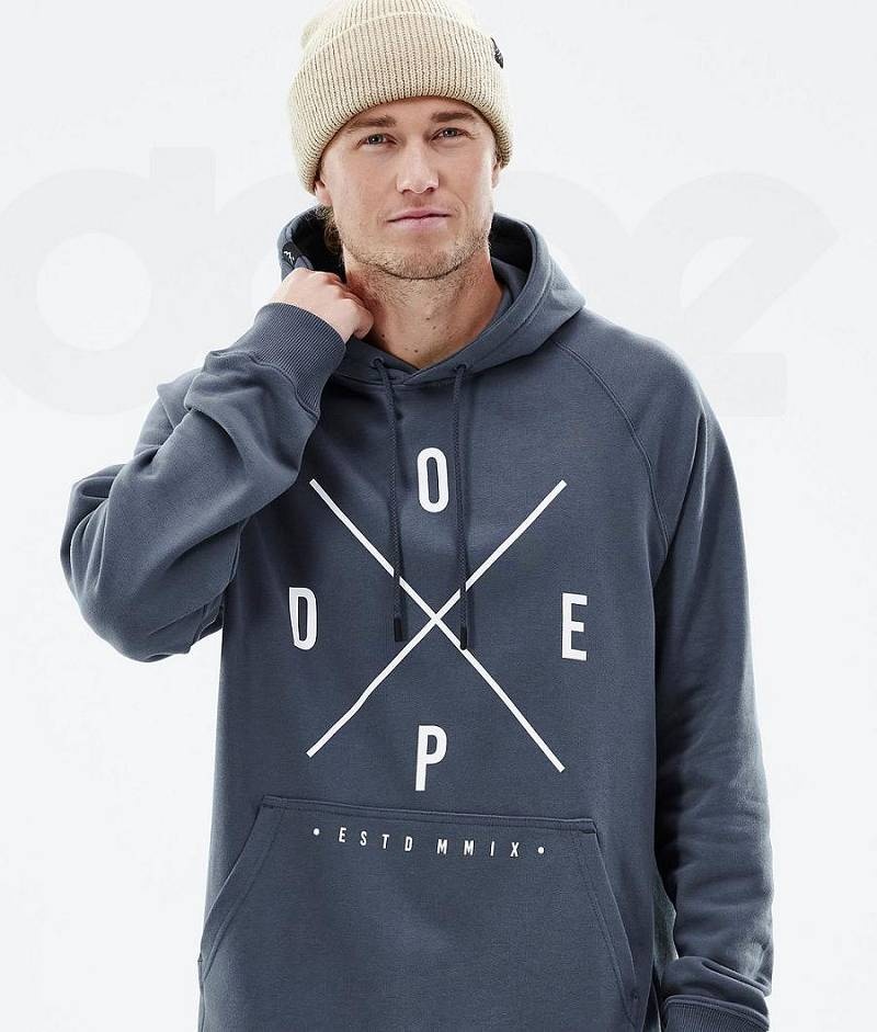 Blue Men's Dope Common Hoodies | India_D2442