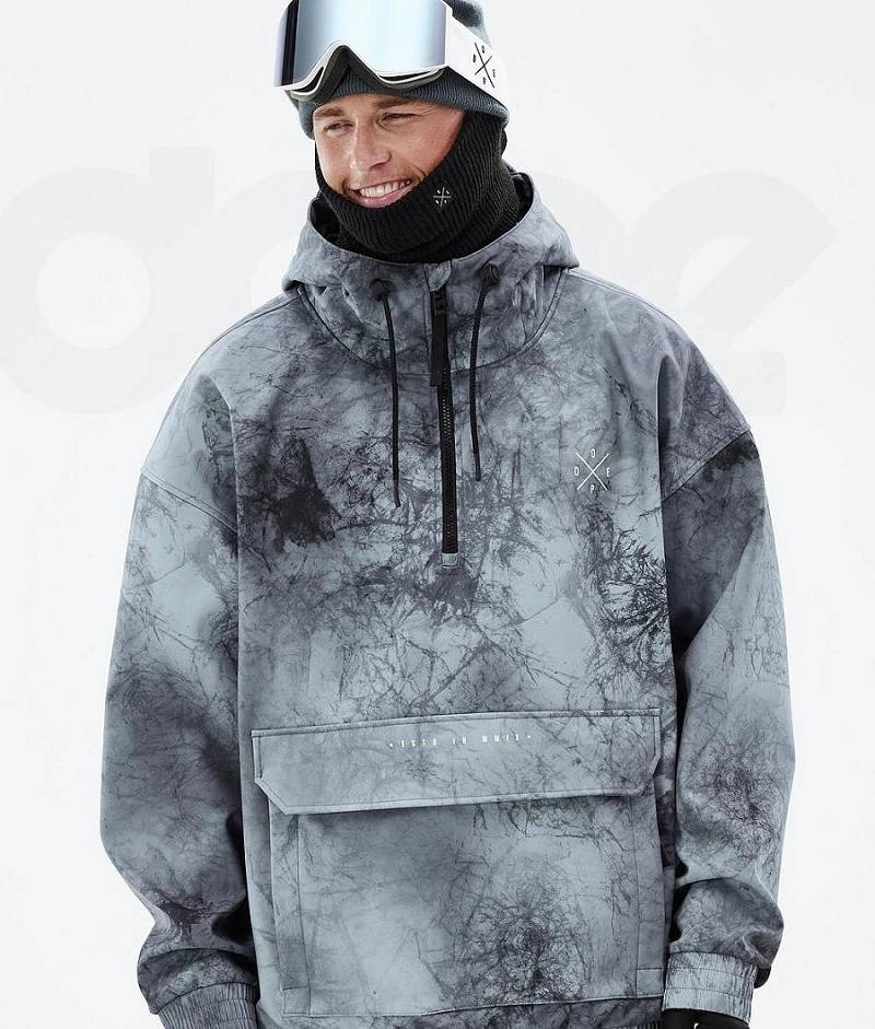 Blue Men's Dope Cyclone Snowboard Jackets | India_D1682