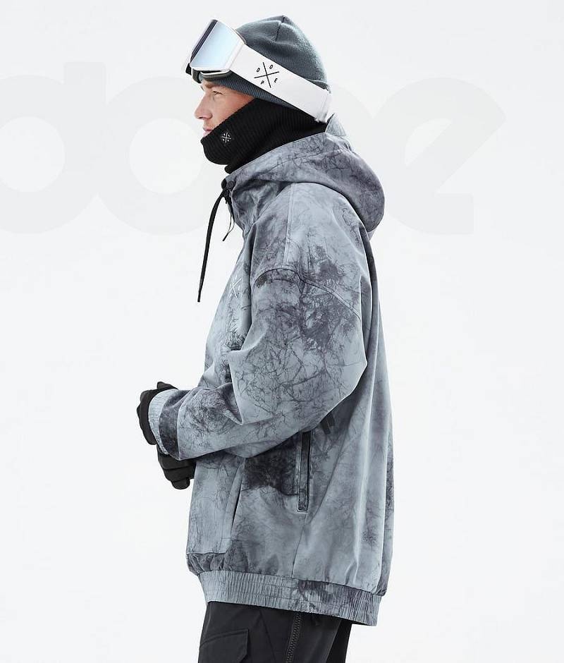 Blue Men's Dope Cyclone Snowboard Jackets | India_D1682