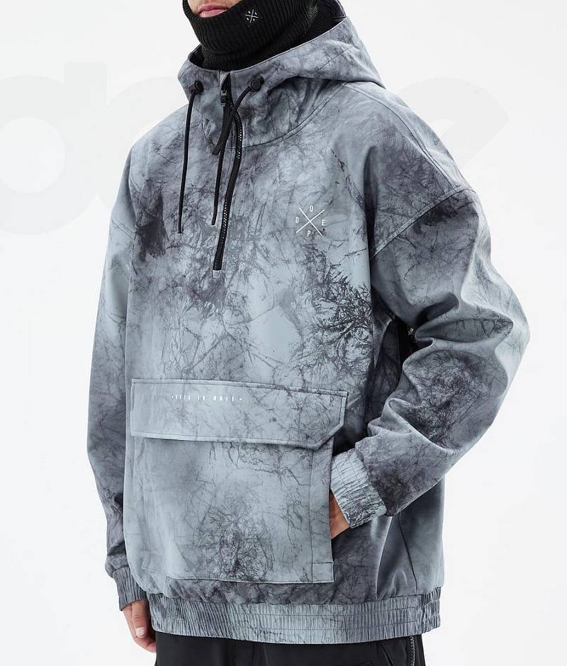 Blue Men's Dope Cyclone Snowboard Jackets | India_D1682