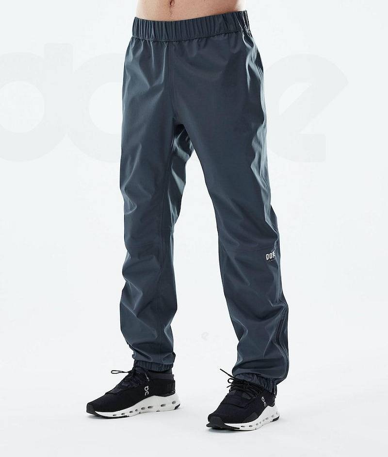 Blue Men's Dope Downpour Outdoor Pants | India_D1994