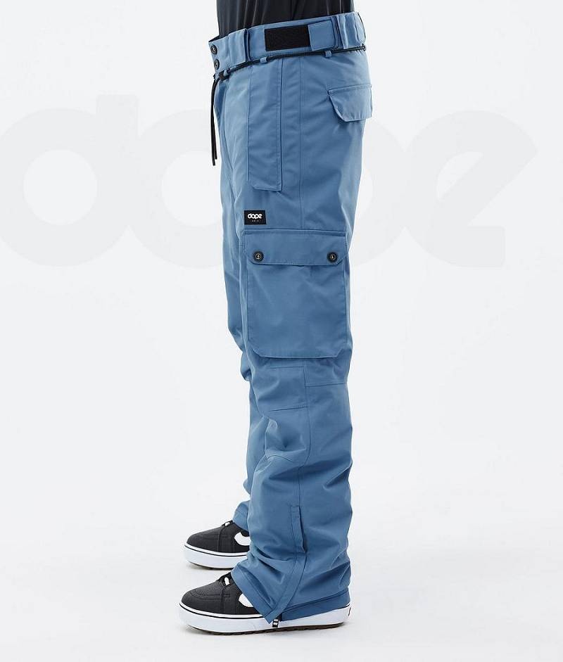 Blue Men's Dope Iconic Snowboard Pants | India_D2286