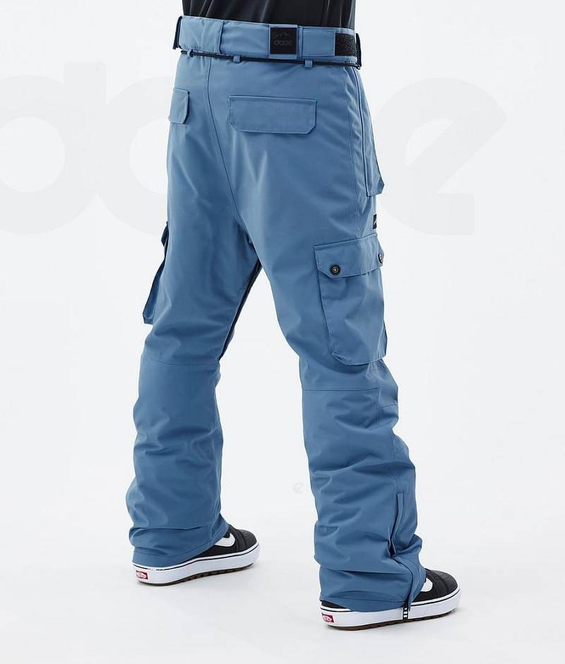 Blue Men's Dope Iconic Snowboard Pants | India_D2286