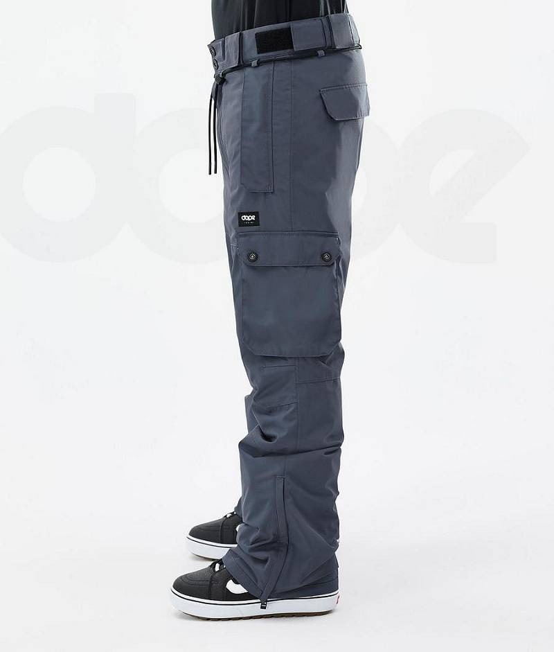 Blue Men's Dope Iconic Snowboard Pants | India_D2451