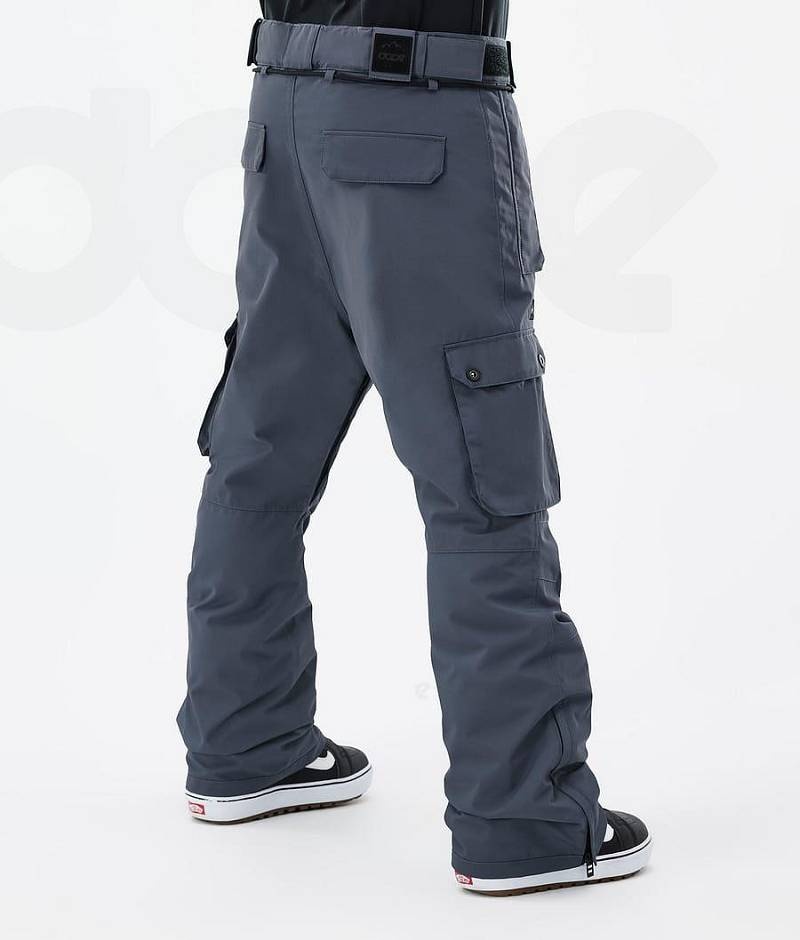 Blue Men's Dope Iconic Snowboard Pants | India_D2451