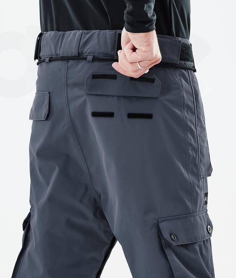 Blue Men's Dope Iconic Snowboard Pants | India_D2451