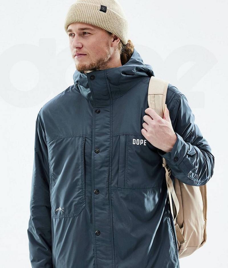 Blue Men's Dope Insulated Outdoor Jackets | India_D1960