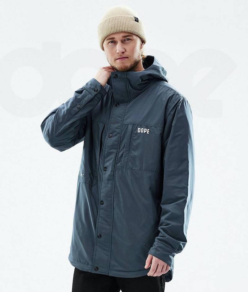 Blue Men\'s Dope Insulated Outdoor Jackets | India_D1960