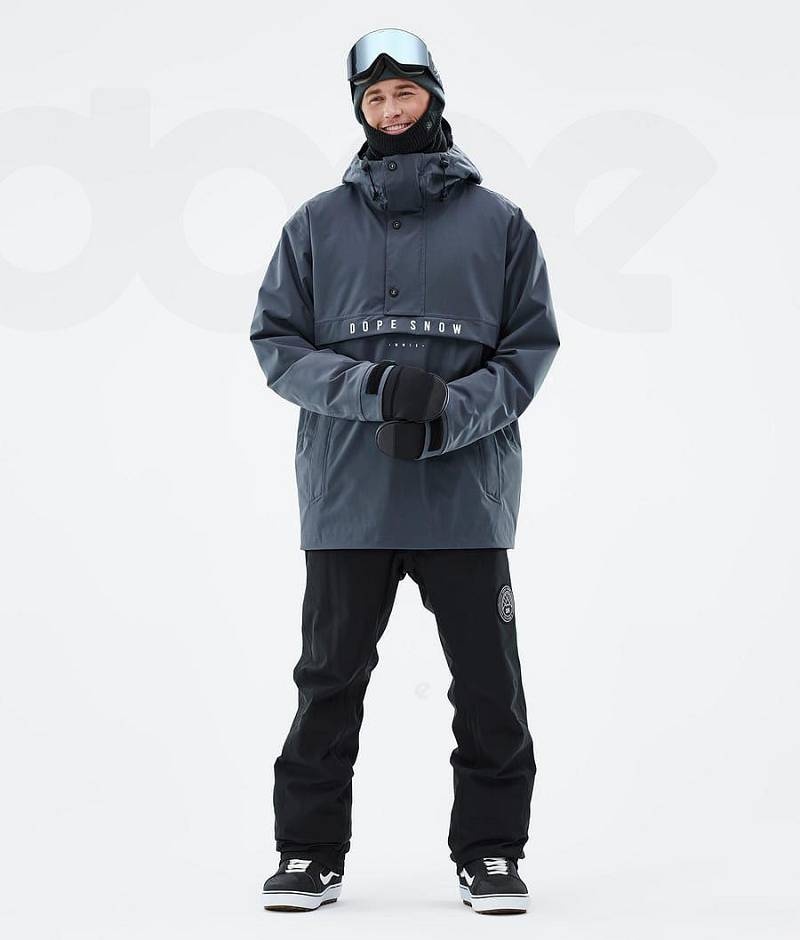 Blue Men's Dope Legacy Snowboard Jackets | India_D2061