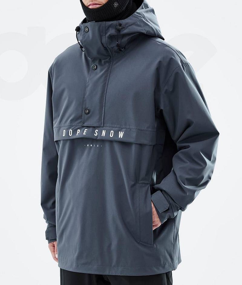 Blue Men's Dope Legacy Snowboard Jackets | India_D2061