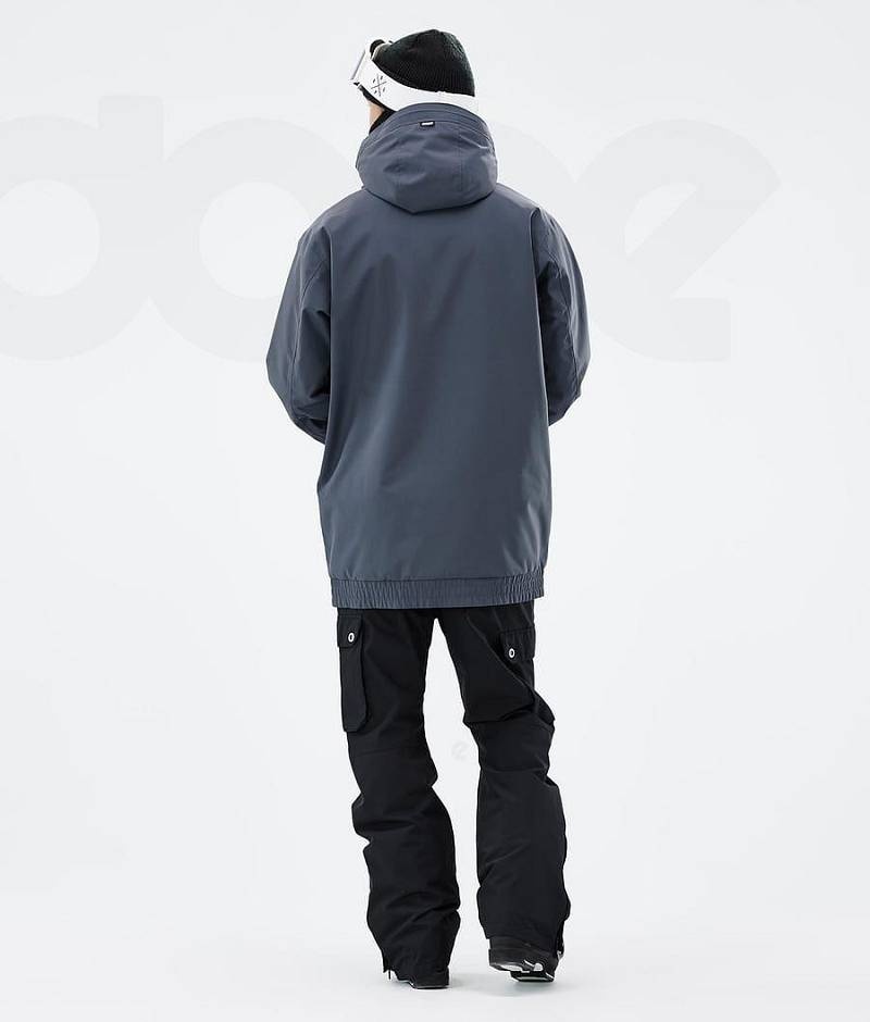 Blue Men's Dope Migoo Ski Jackets | India_D2428