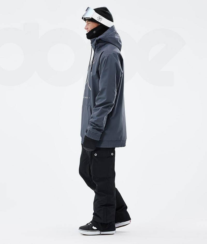 Blue Men's Dope Migoo Snowboard Jackets | India_D1373