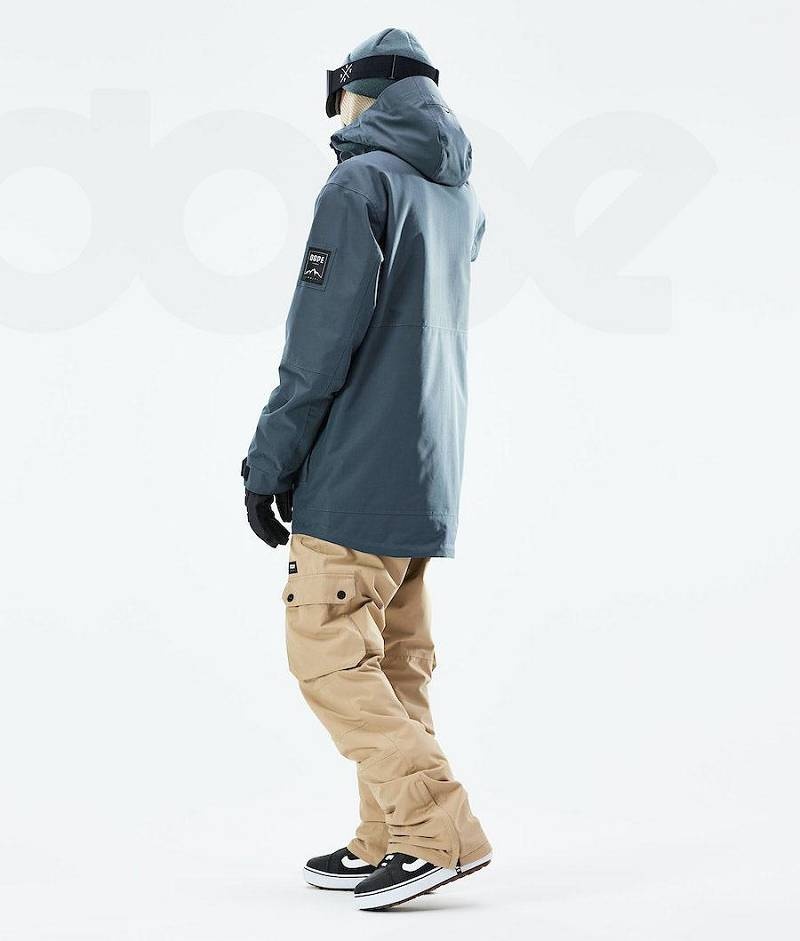 Blue Men's Dope Mojo Snowboard Jackets | India_D2001