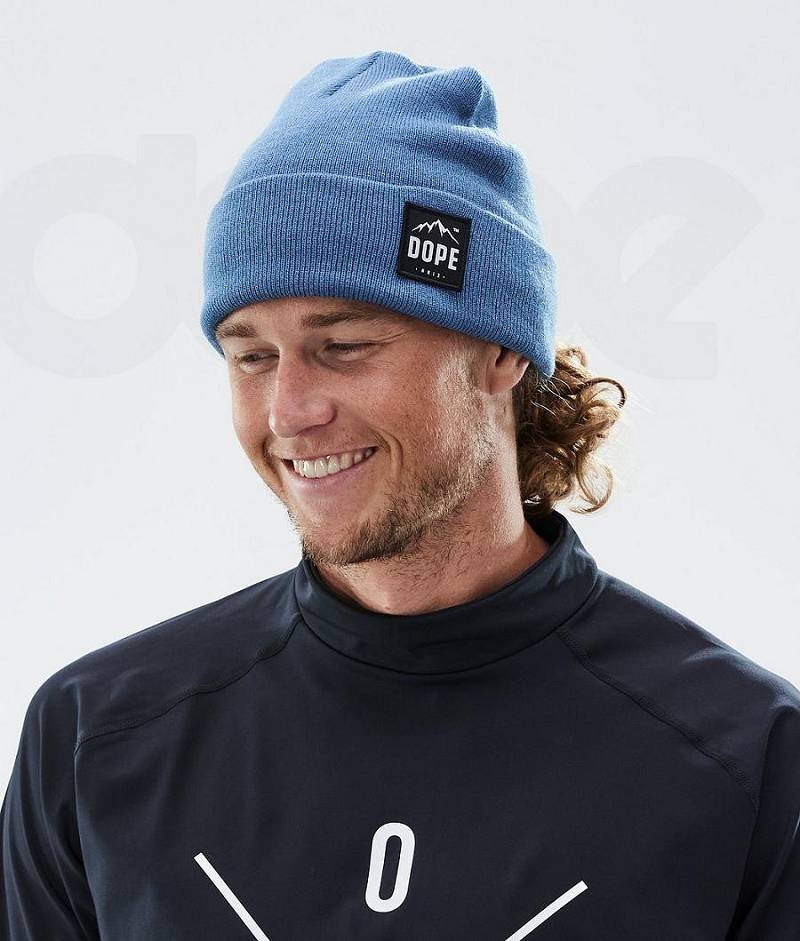 Blue Men's Dope Paradise Beanies | India_D1432