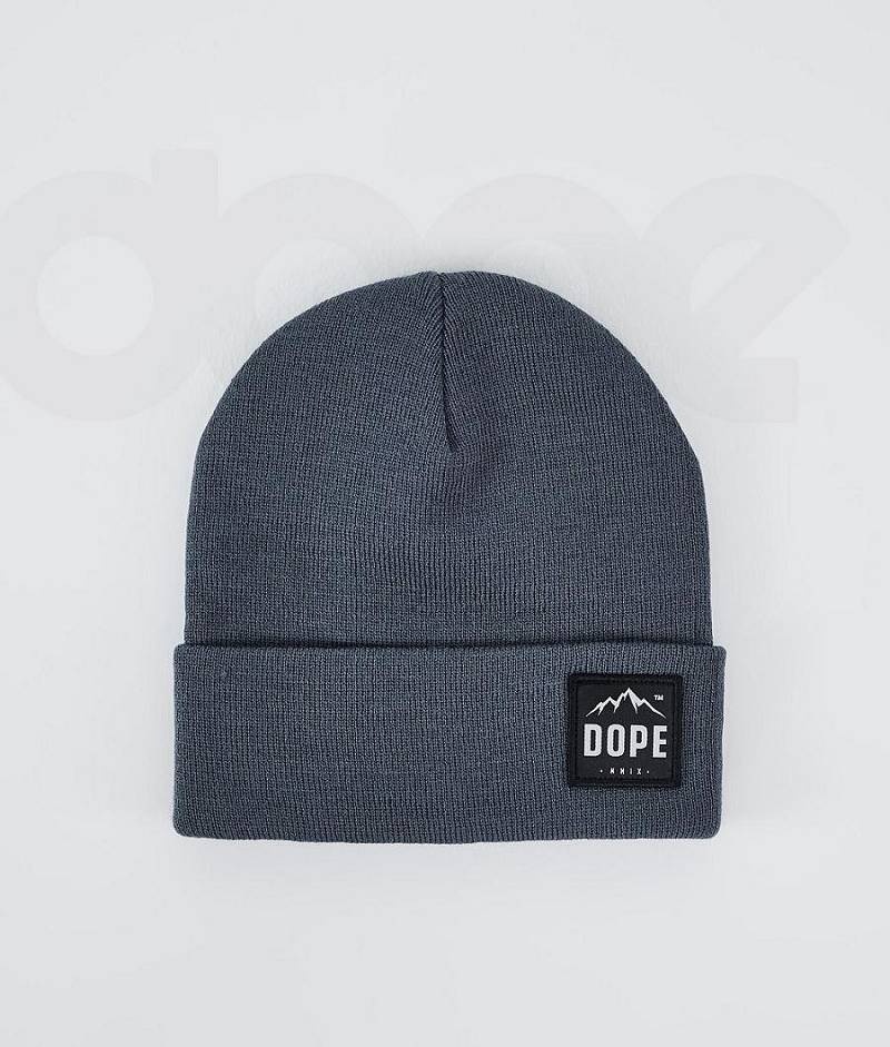 Blue Men\'s Dope Paradise Beanies | India_D2094