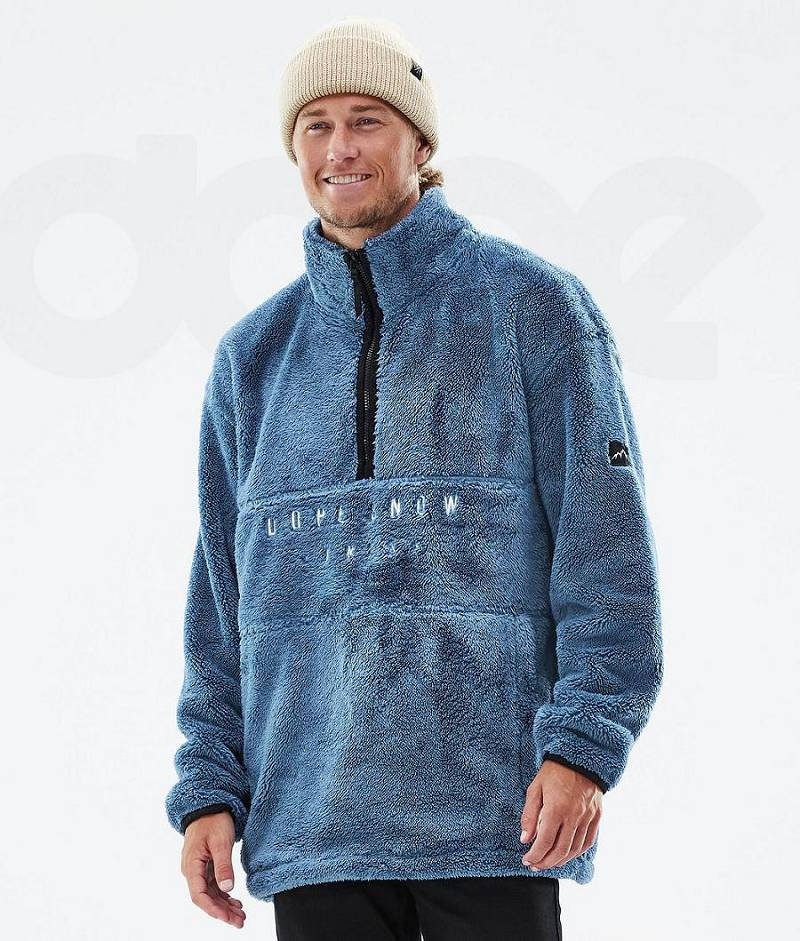 Blue Men\'s Dope Pile Fleece | India_D1892