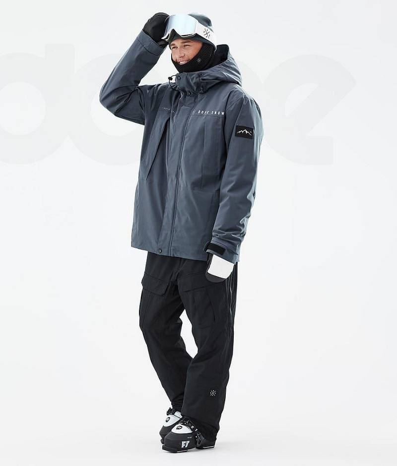 Blue Men's Dope Ranger Ski Jackets | India_D1350