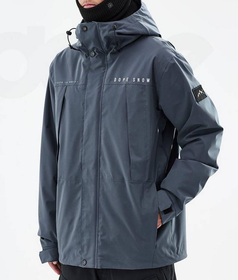 Blue Men's Dope Ranger Ski Jackets | India_D1350